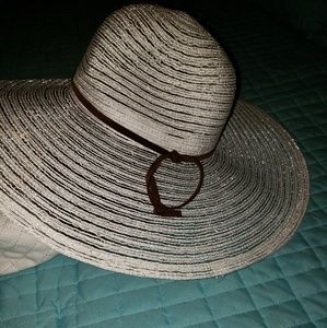 White Beach Hat